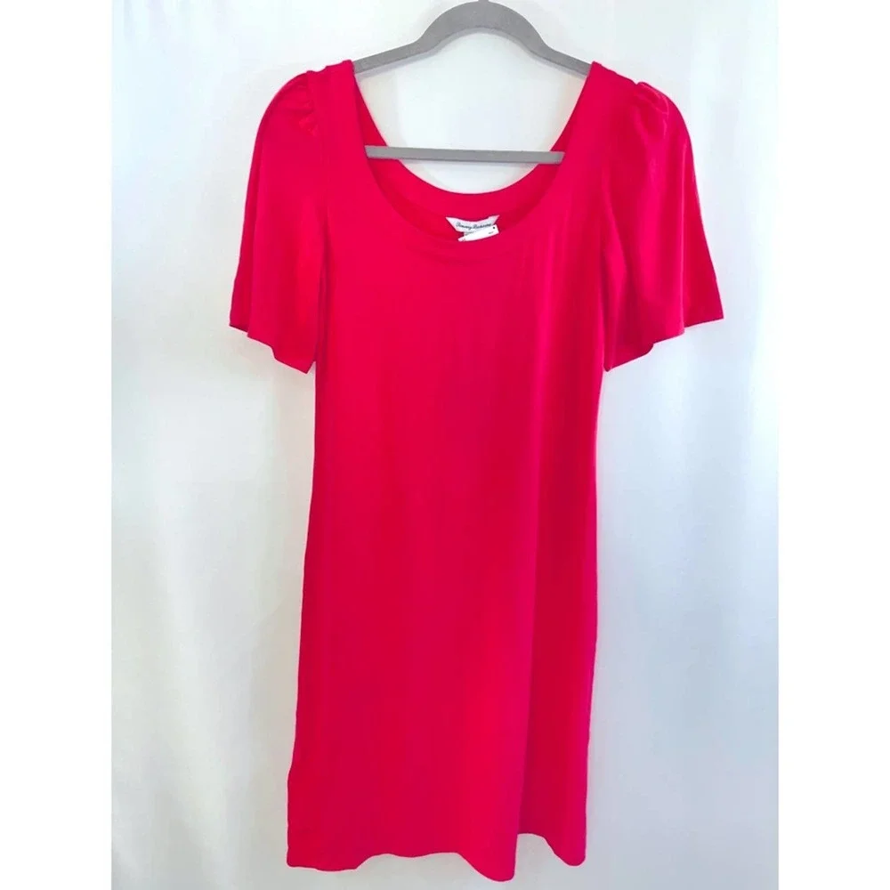 0043 NEW Tommy Bahama Tambour Short Sleeve Dress - Picture 3 of 12